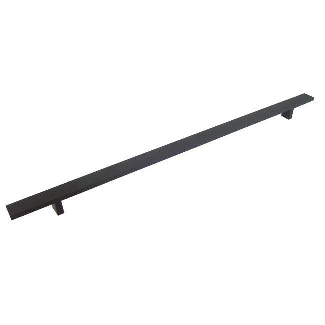 Contemporary 20 Rectangular Design Matte Black Finish Cabinet Bar Pull Handle (case Of 4)