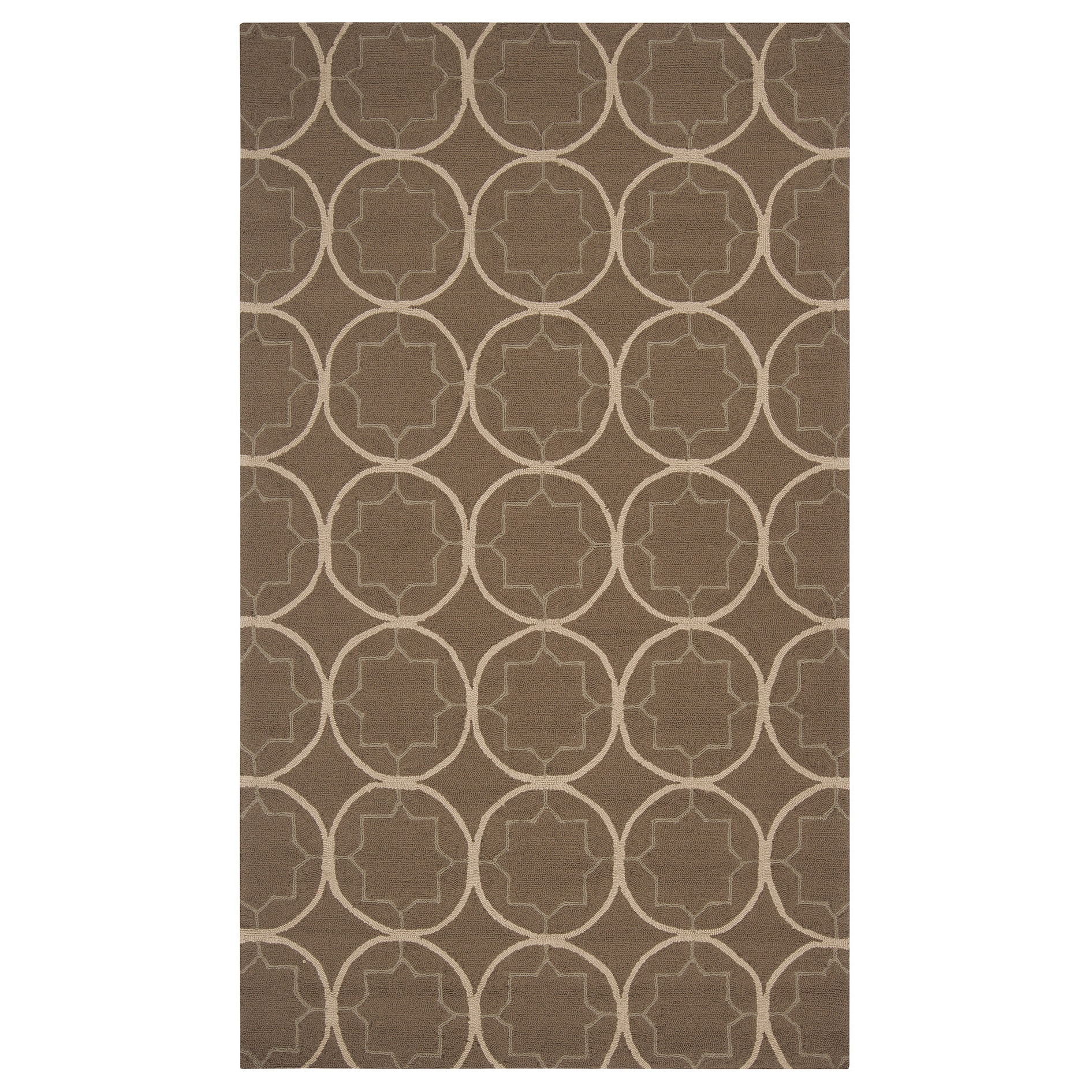 Hand hooked Dolly Contemporary Geometric Indoor/ Outdoor Area Rug (8 X 10)