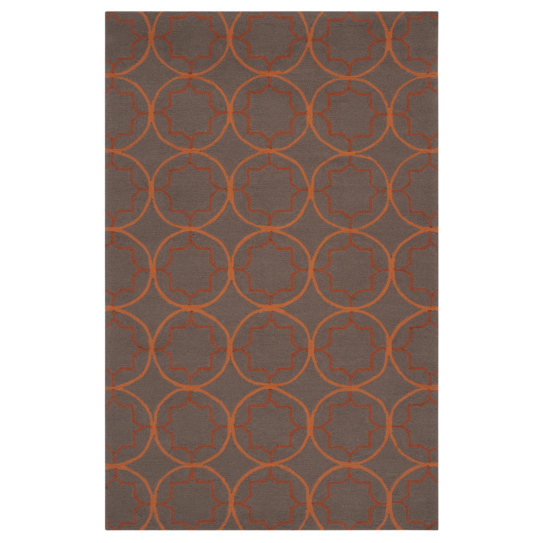 Hand hooked Dolly Contemporary Geometric Indoor/ Outdoor Area Rug (8 X 10)