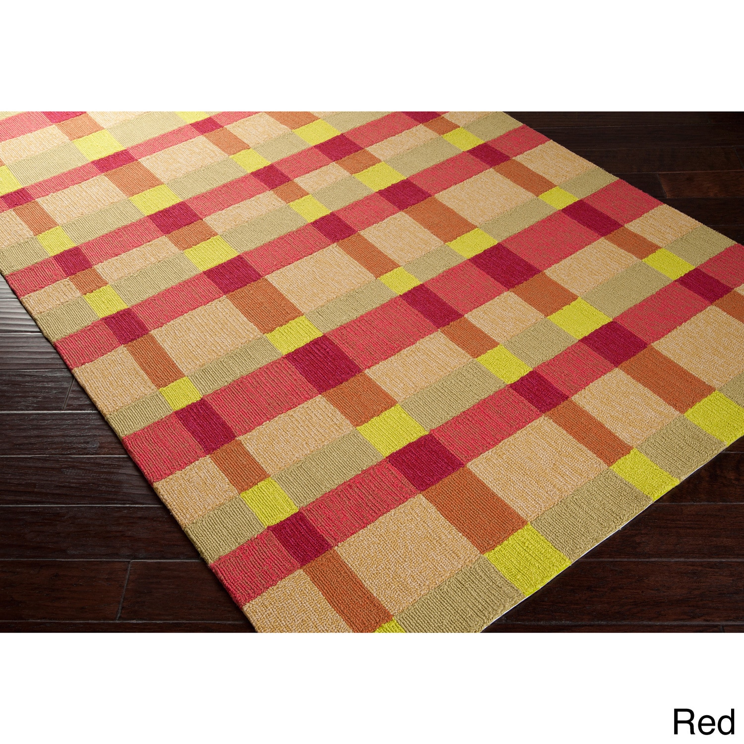 Hand hooked Cameron Contemporary Geometric Indoor/ Outdoor Area Rug (8 X 10)