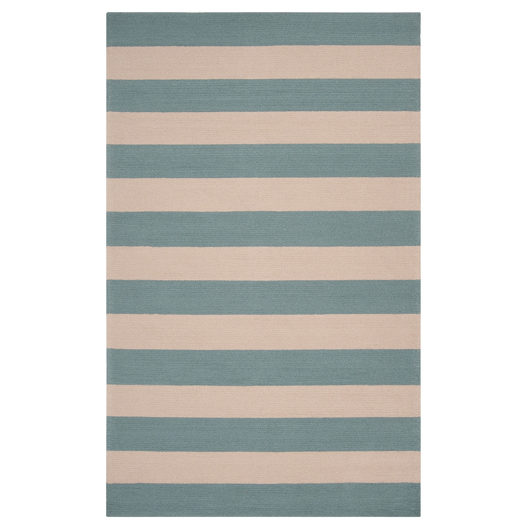 Hand hooked Mandy Striped Casual Indoor/ Outdoor Area Rug (9 X 12)