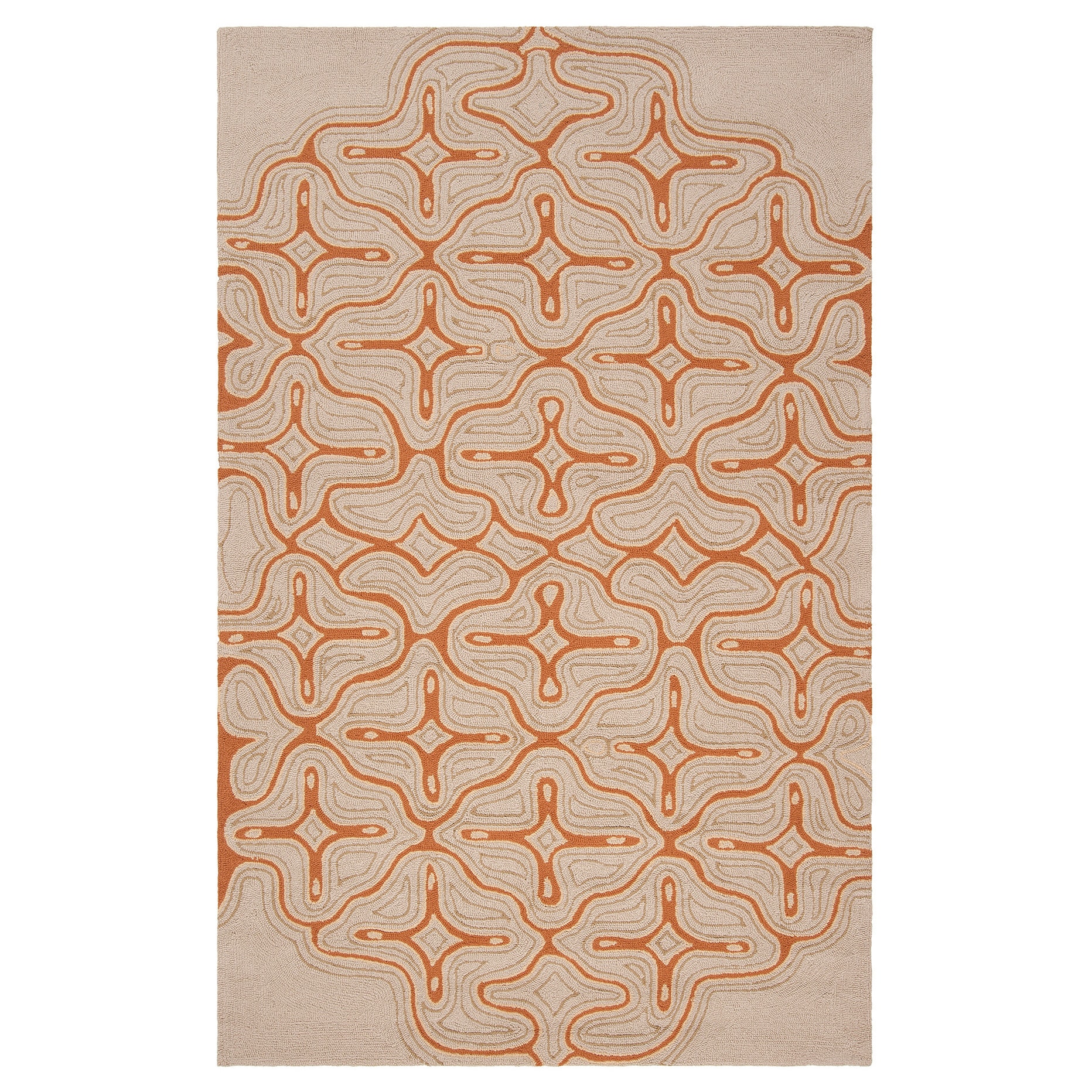Hand hooked Maggie Transitional Abstract Indoor/ Outdoor Area Rug (9 X 12)