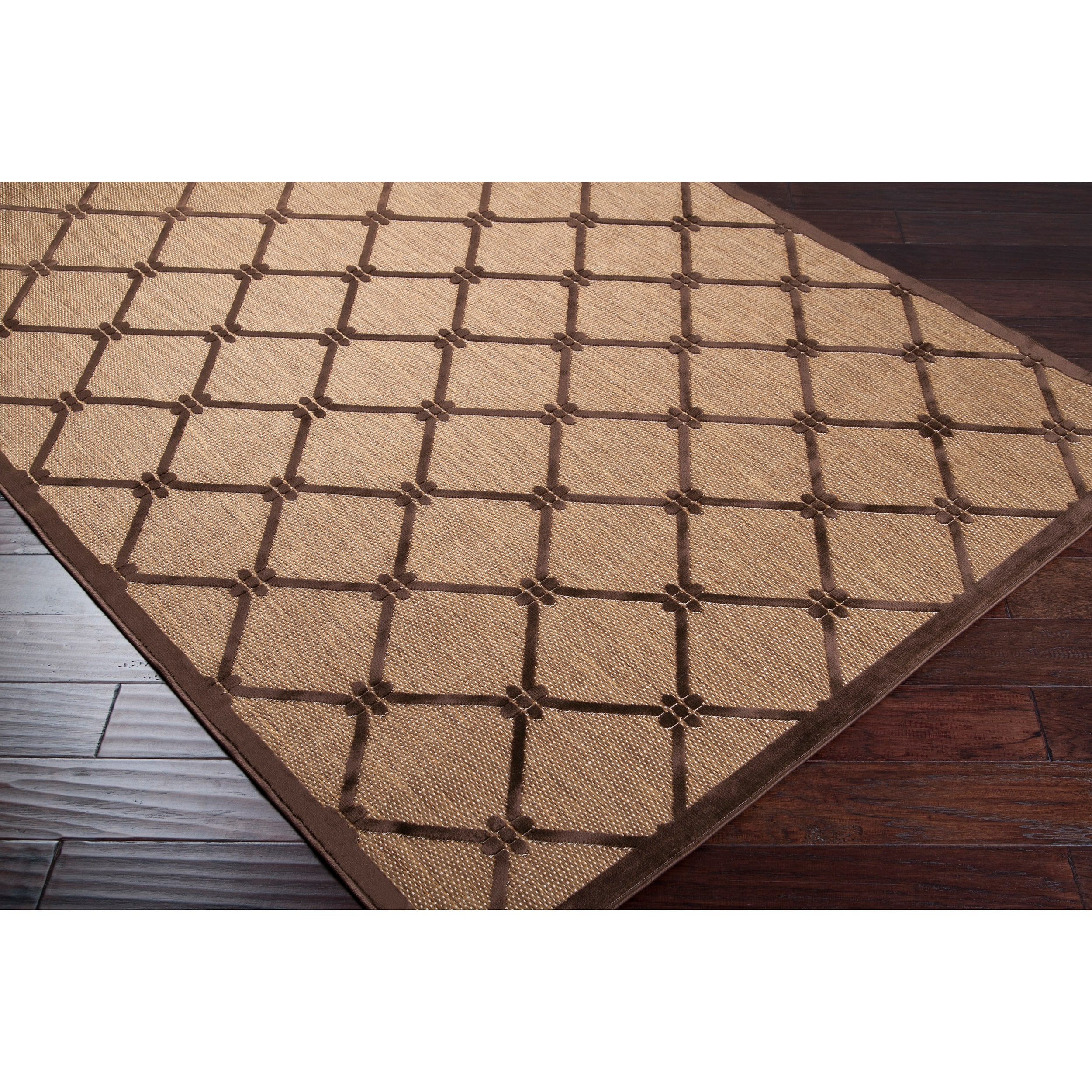 Meticulously Woven Patti Transitional Geometric Indoor/ Outdoor Area Rug (39 X 58)