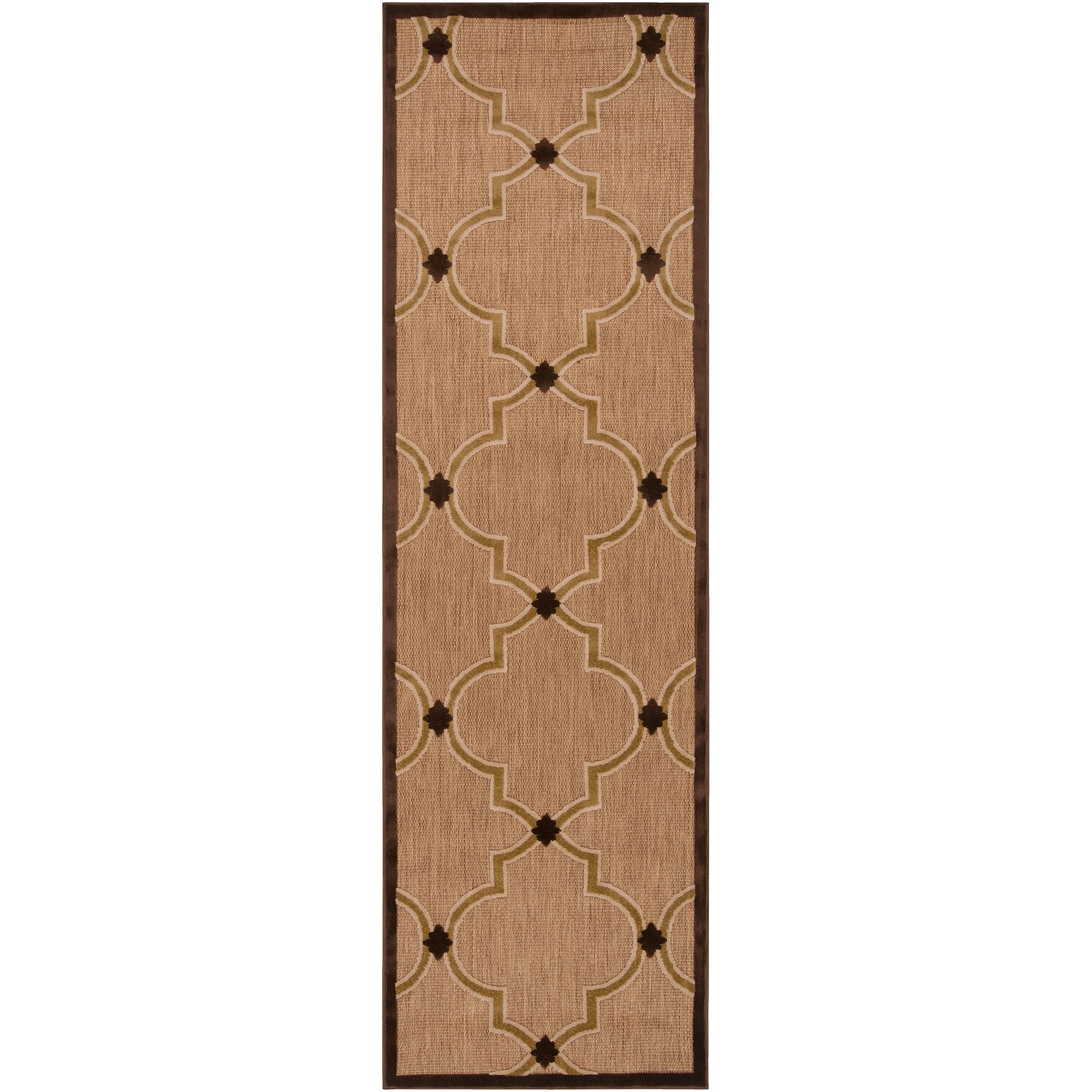 Meticulously Woven Aubrey Transitional Geometric Indoor/ Outdoor Area Rug (26 X 710)