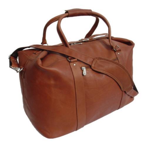 Shop Piel Leather Saddle European 20inch Carry On Tote Bag Free