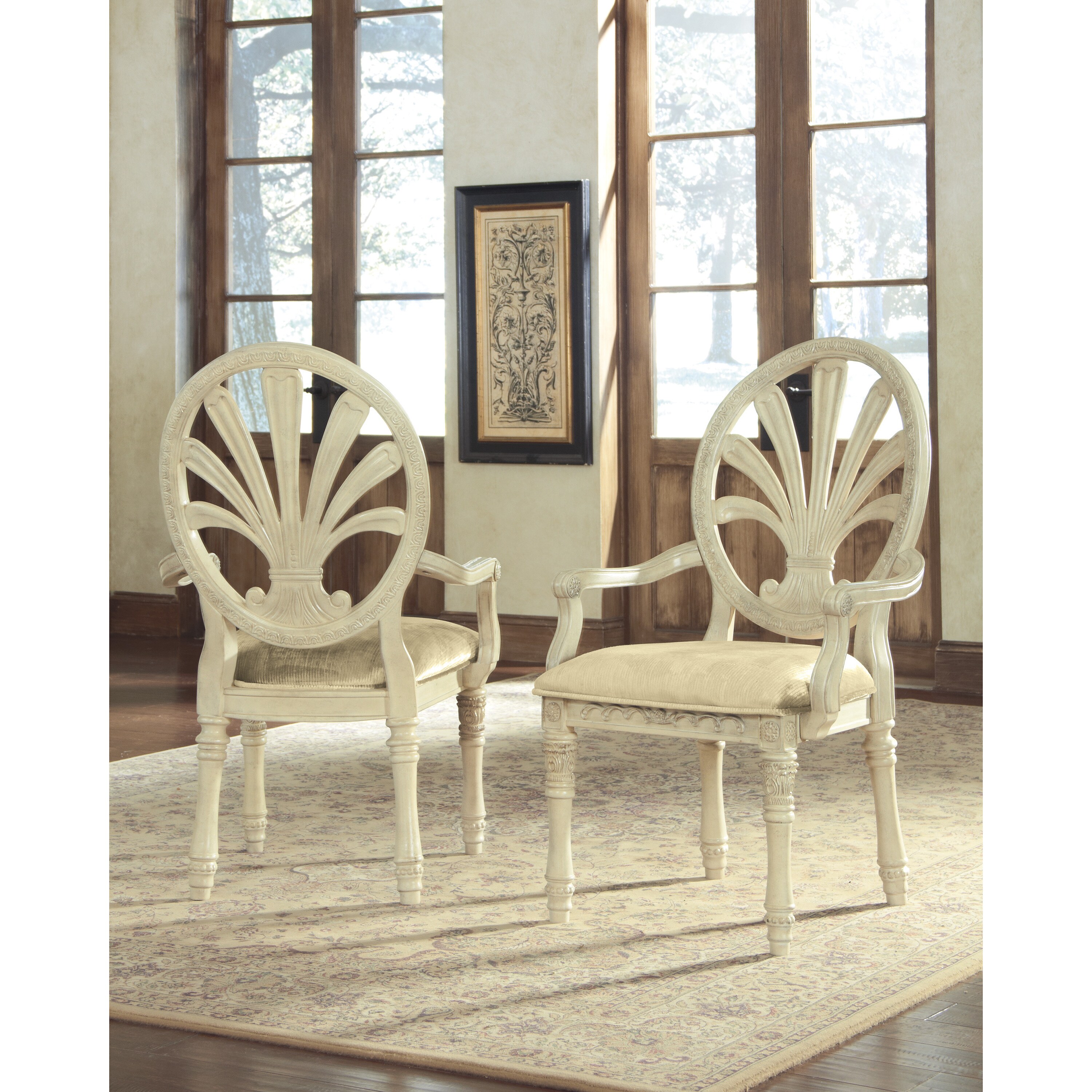 Shop Signature Design By Ashley Ortanique Dining Upholstered Arm