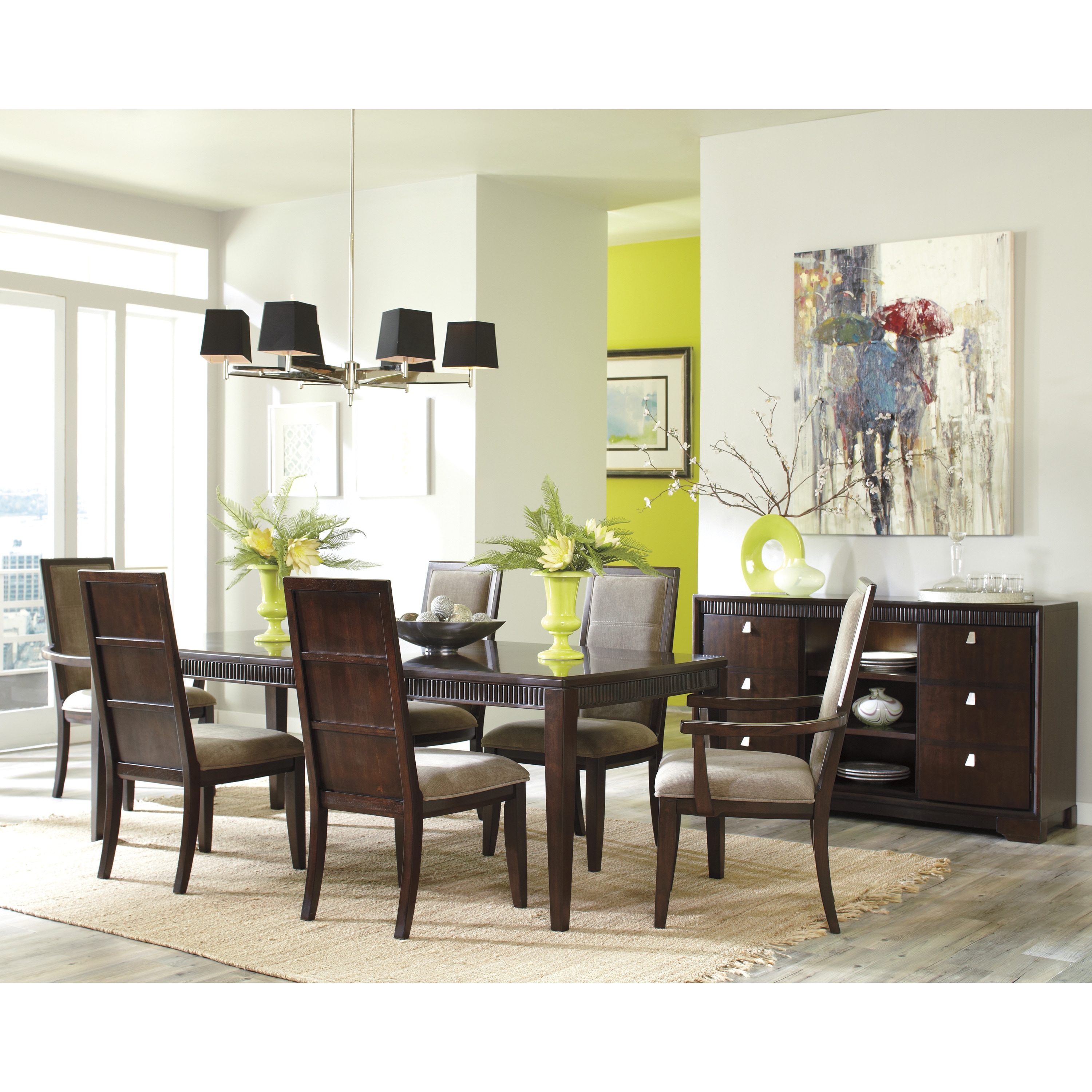 Signature Design By Ashley Marxmir Brown Extendable Dining Room Table