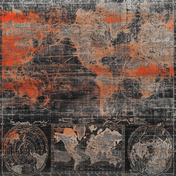 Marmont Hill Art Collective 'Global Heat' Canvas art - Multi-color