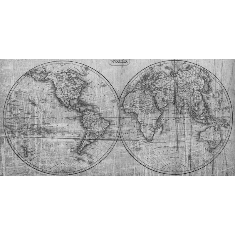 Marmont Hill Art Collective 'Double Globe' Canvas Art - Multi-Color