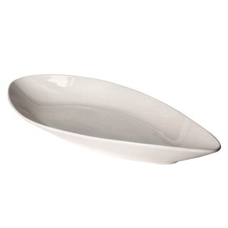 Red Vanilla Whisper White Oval Serving Bowl Overstock 9115840