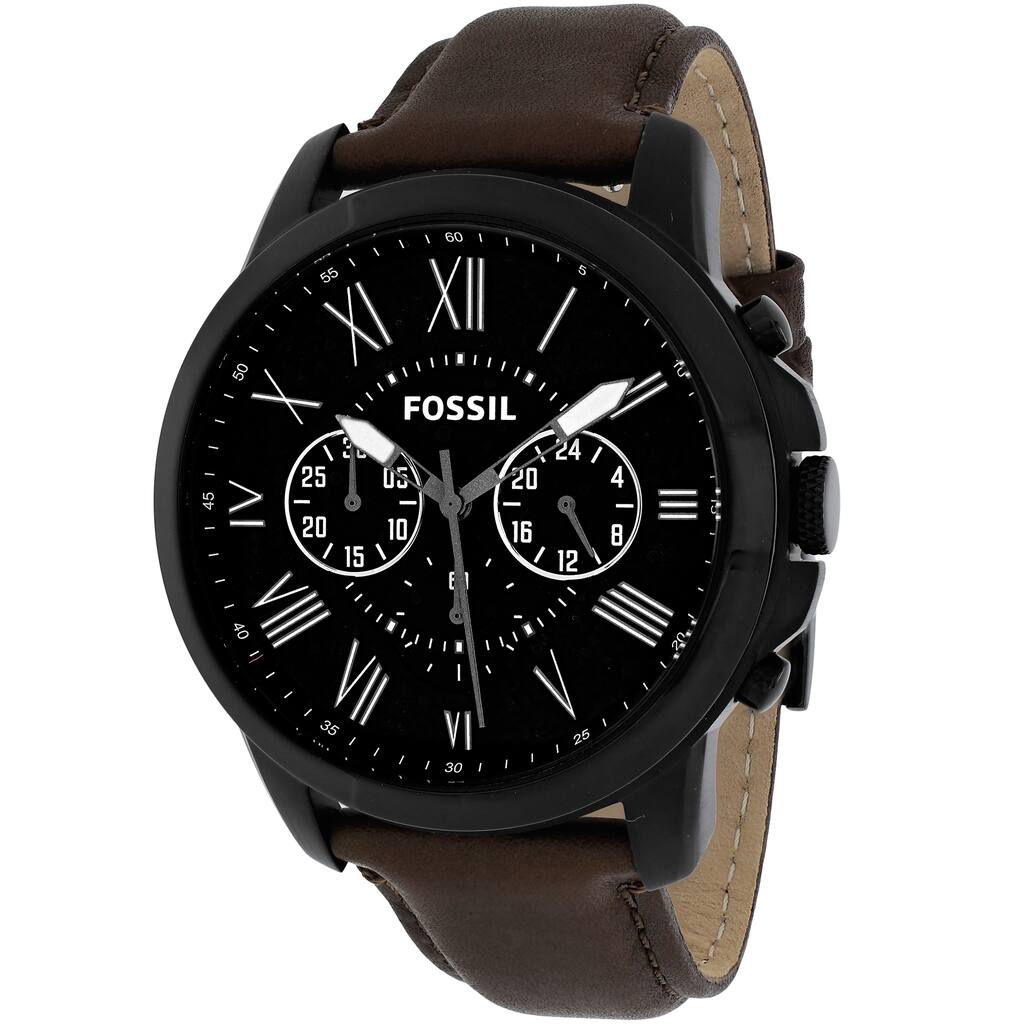 Fossil Men's FS4885 Grant Brown Chronograph Watch