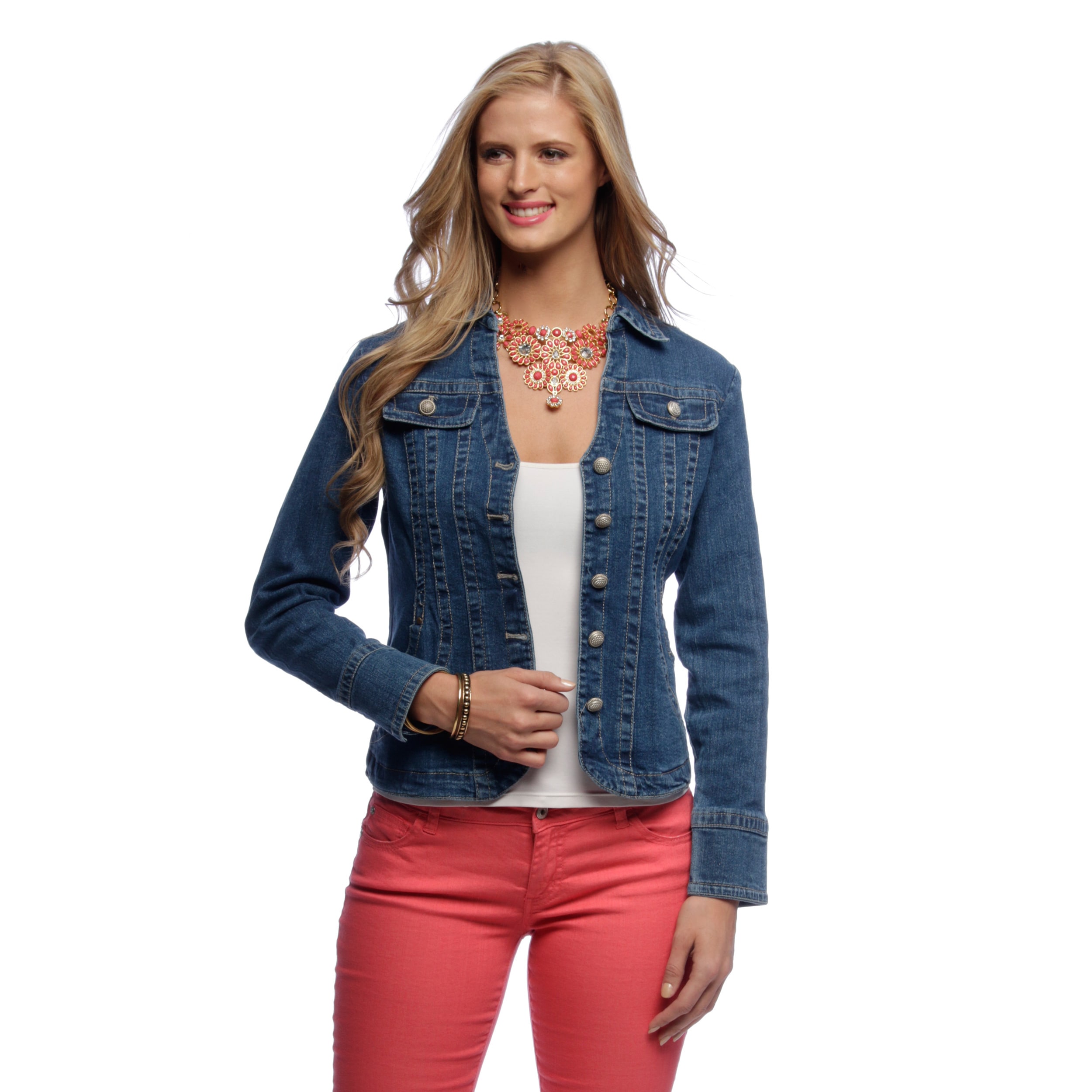Live a Little Women's Seam Split Collar Jacket - Overstock Shopping ...