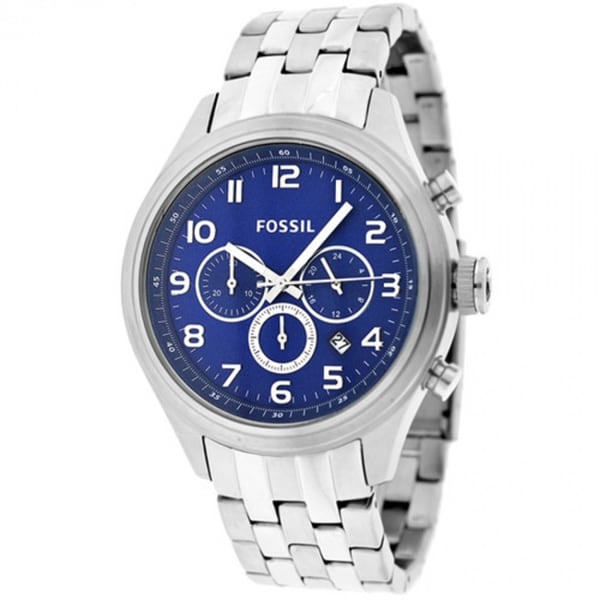 Fossil Women's BQ1027 'Asher' Blue Stainless Steel Watch Fossil Women's Fossil Watches