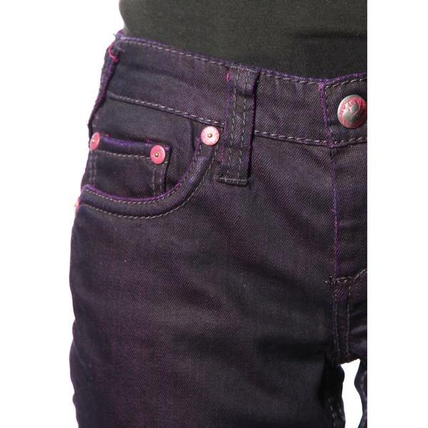 dark purple jeans womens