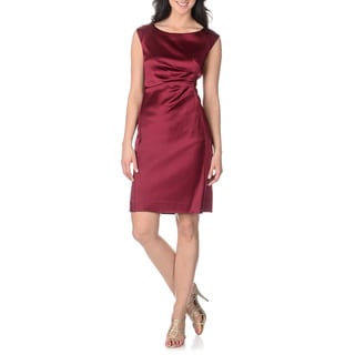 Tahari Arthur S. Levine Womens Princess Seam Sheath Dress  