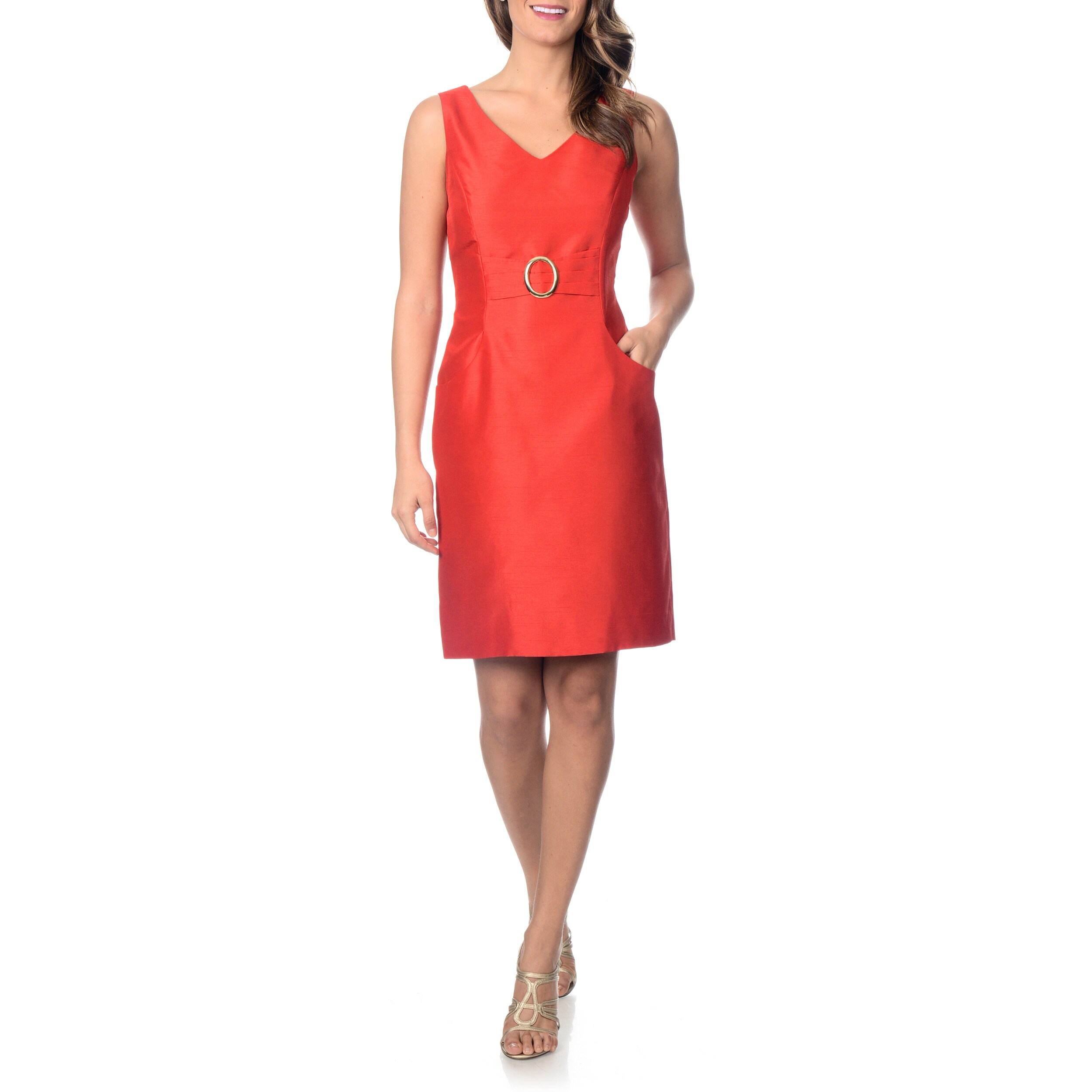 Tahari Arthur S. Levine Women's Pocket Dress - Overstock Shopping - Top ...