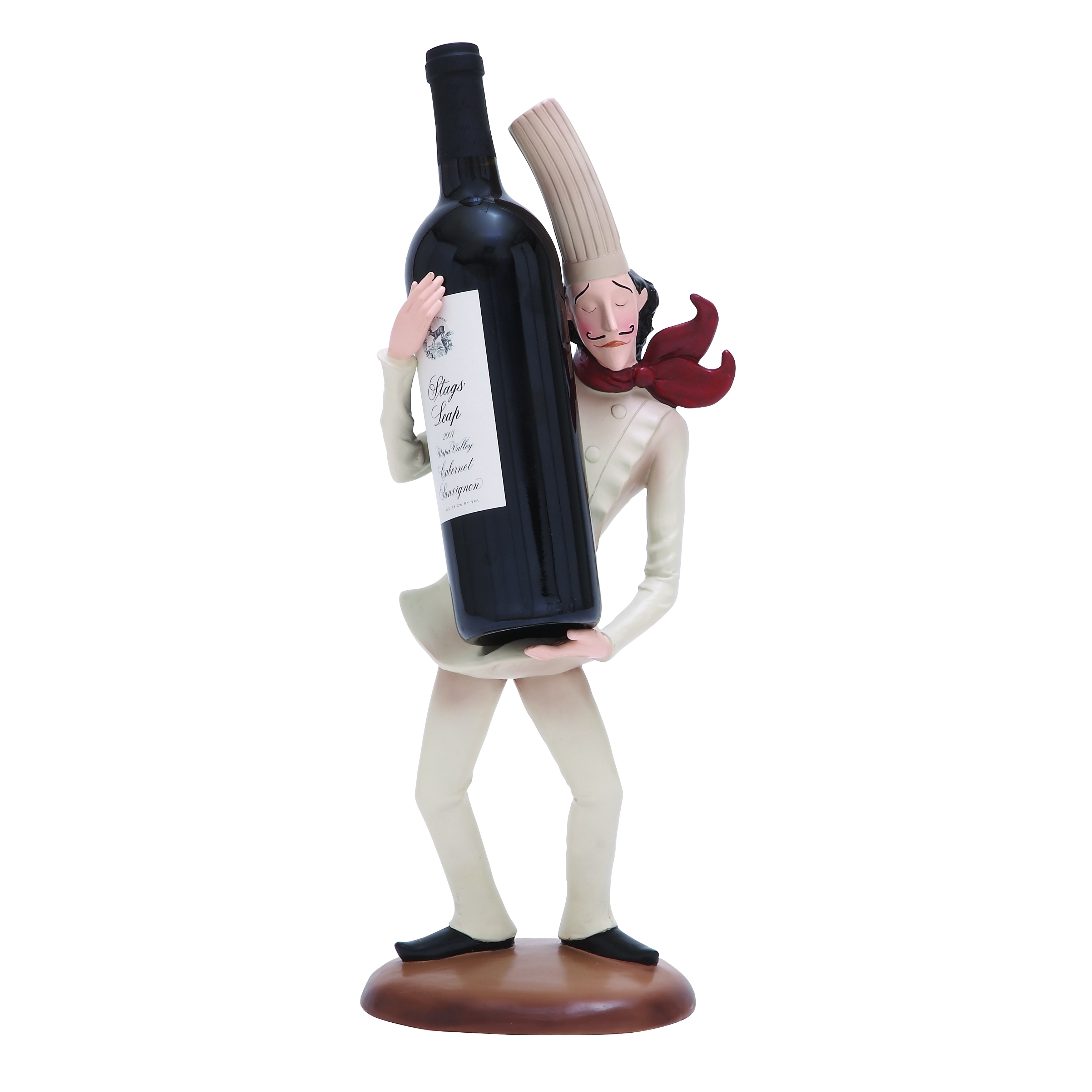 Polystone Chef Wine Holder