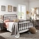 Giselle Graceful Lines Victorian Iron Metal Bed by iNSPIRE Q Classic - Thumbnail 0