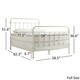 Giselle Graceful Lines Victorian Iron Metal Bed by iNSPIRE Q Classic - Thumbnail 18