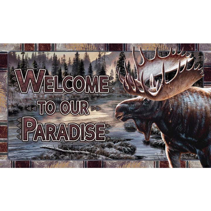 Rivers Edge Welcome Door Mat