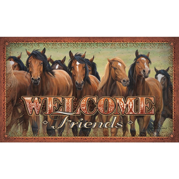 Rivers Edge Welcome Door Mat