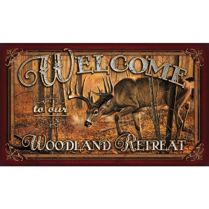 Rivers Edge Welcome Door Mat