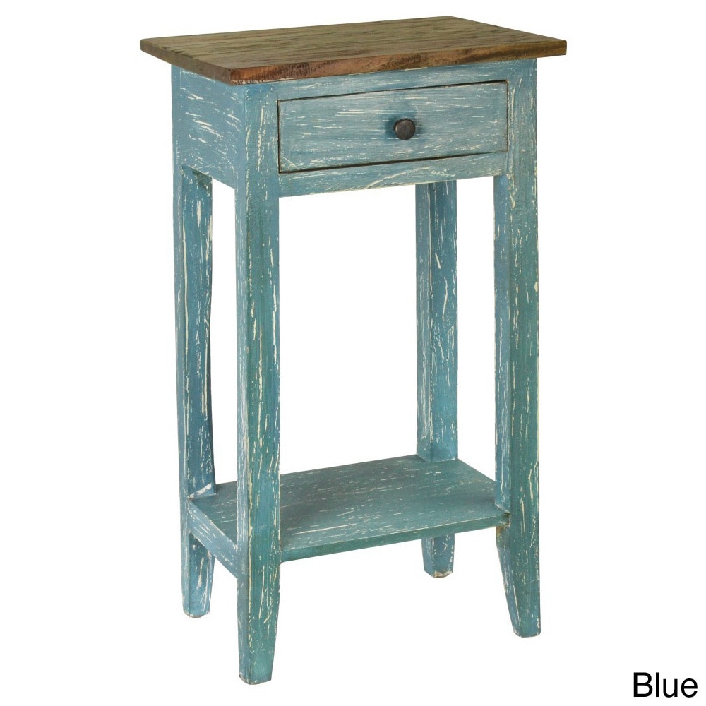 Antique Revival Avignon Side Table Blue 100 Solid Mahogany Wood EBay Picture 6 of 10 ... - Antique Revival Avignon Side Table Blue 100 Solid Mahogany Wood EBay