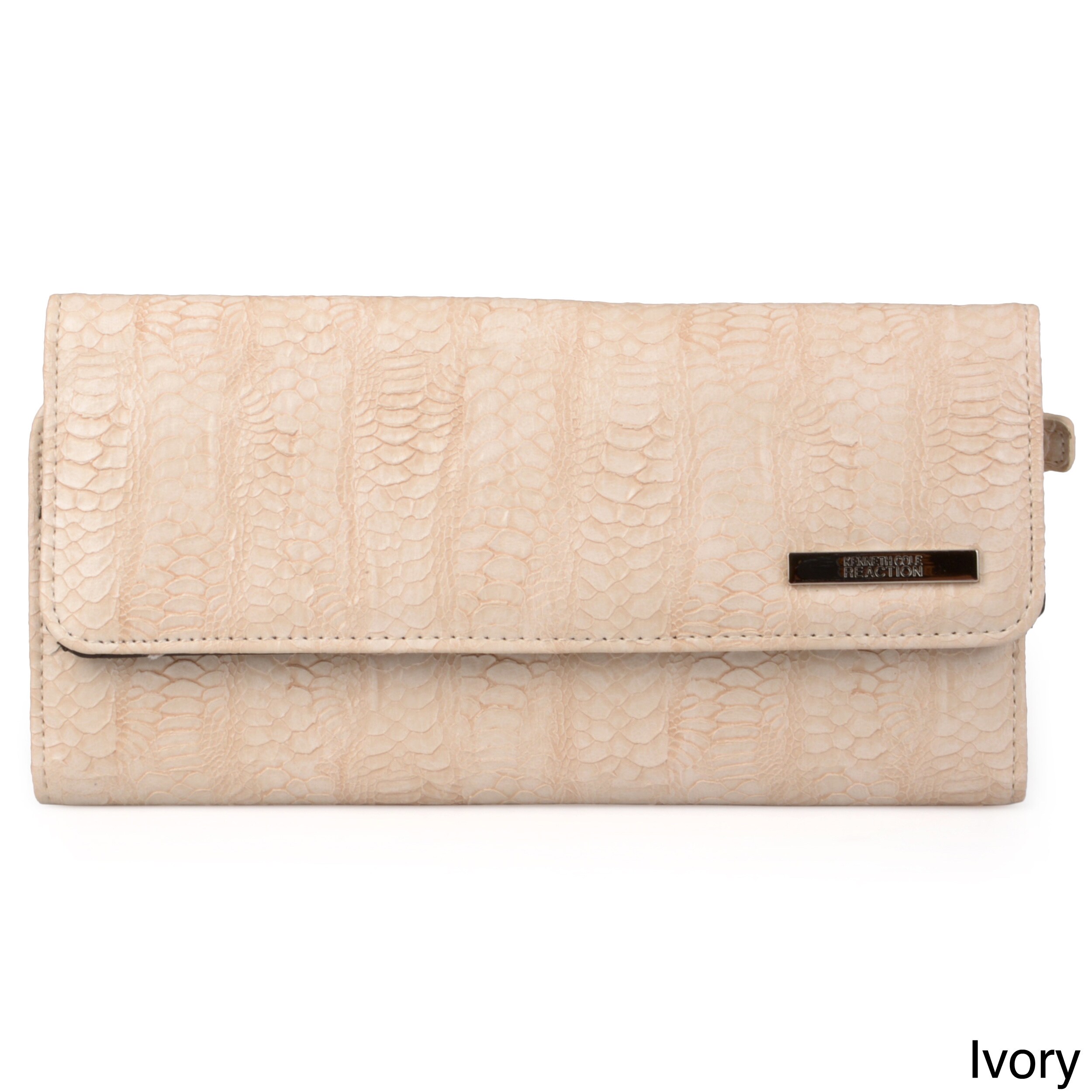 Kenneth Cole Reaction Womens Elongated Clutch Wallet