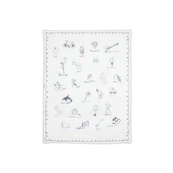 Babyletto Play Blanket in Alphabet Babyletto Baby Blankets