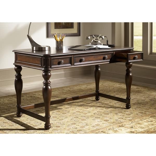 Shop Liberty Plantation Cognac Writing Desk Free Shipping Today