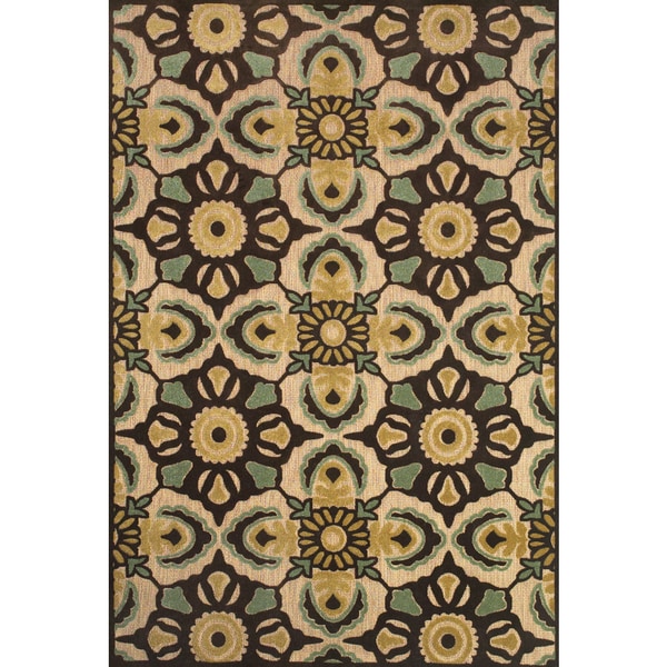 Feizy Power Loomed Polypropylene Uttur Rug in Tan/Brown 5 X 7 6