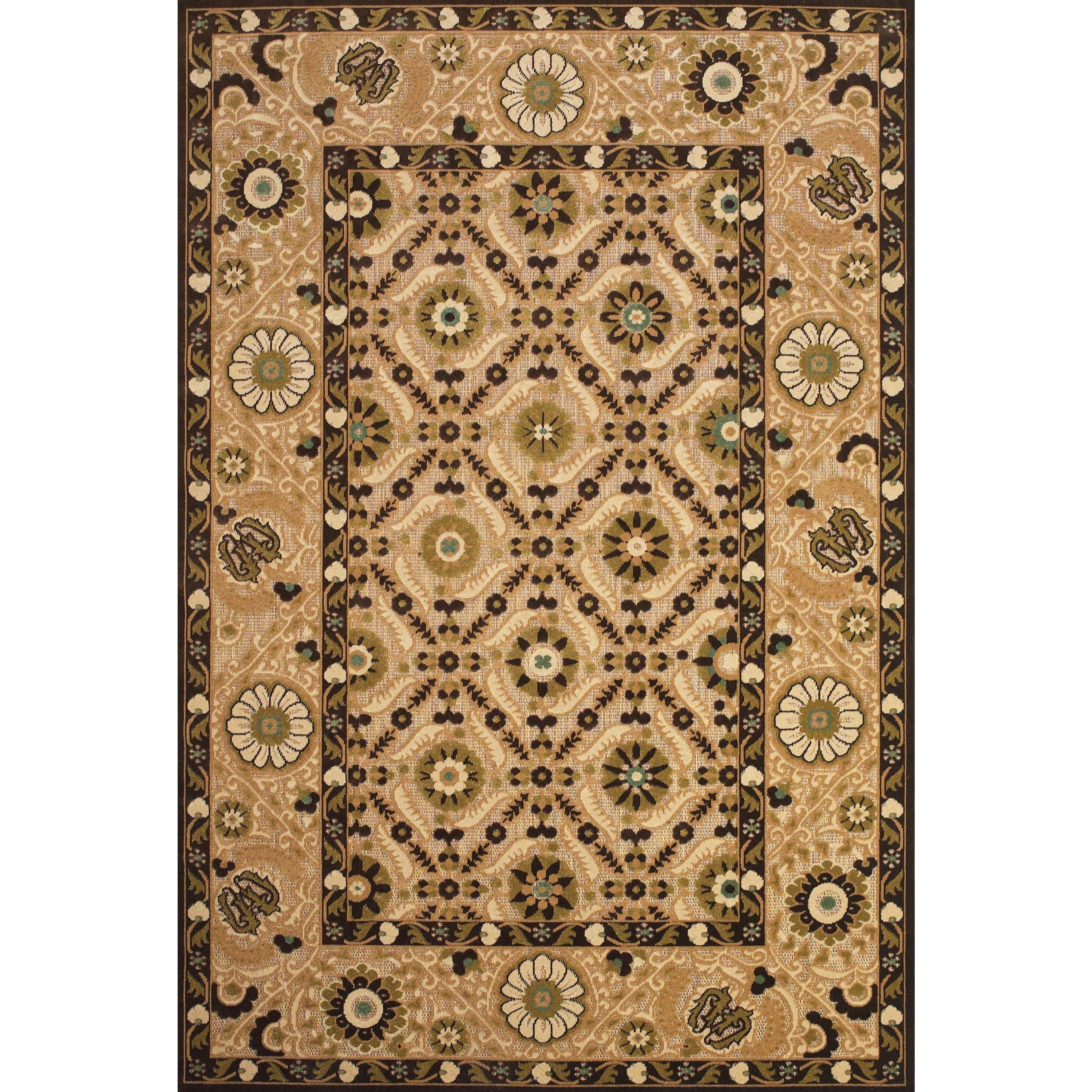 Uttur Tan Brown Area Rug (5 X 76)