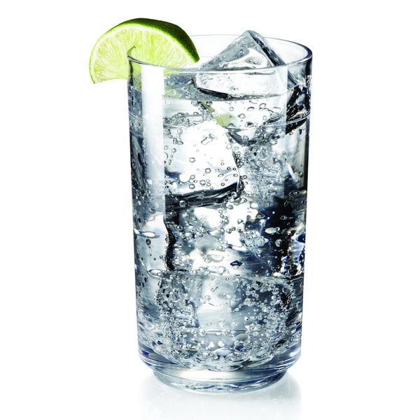Drinique Elite Tall 14 oz. Unbreakable Tritan Highball Glass (Set of 4)