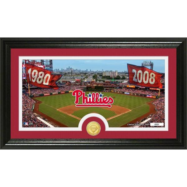 MLB Philadelphia Phillies Traditions Bronze Coin Panoramic Photo Mint