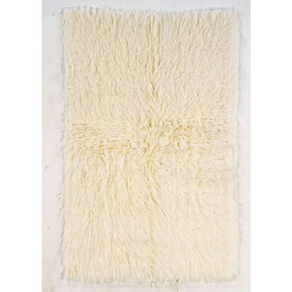 Oh Home Flokati Super Heavy Natural Area Rug (7 x 10)