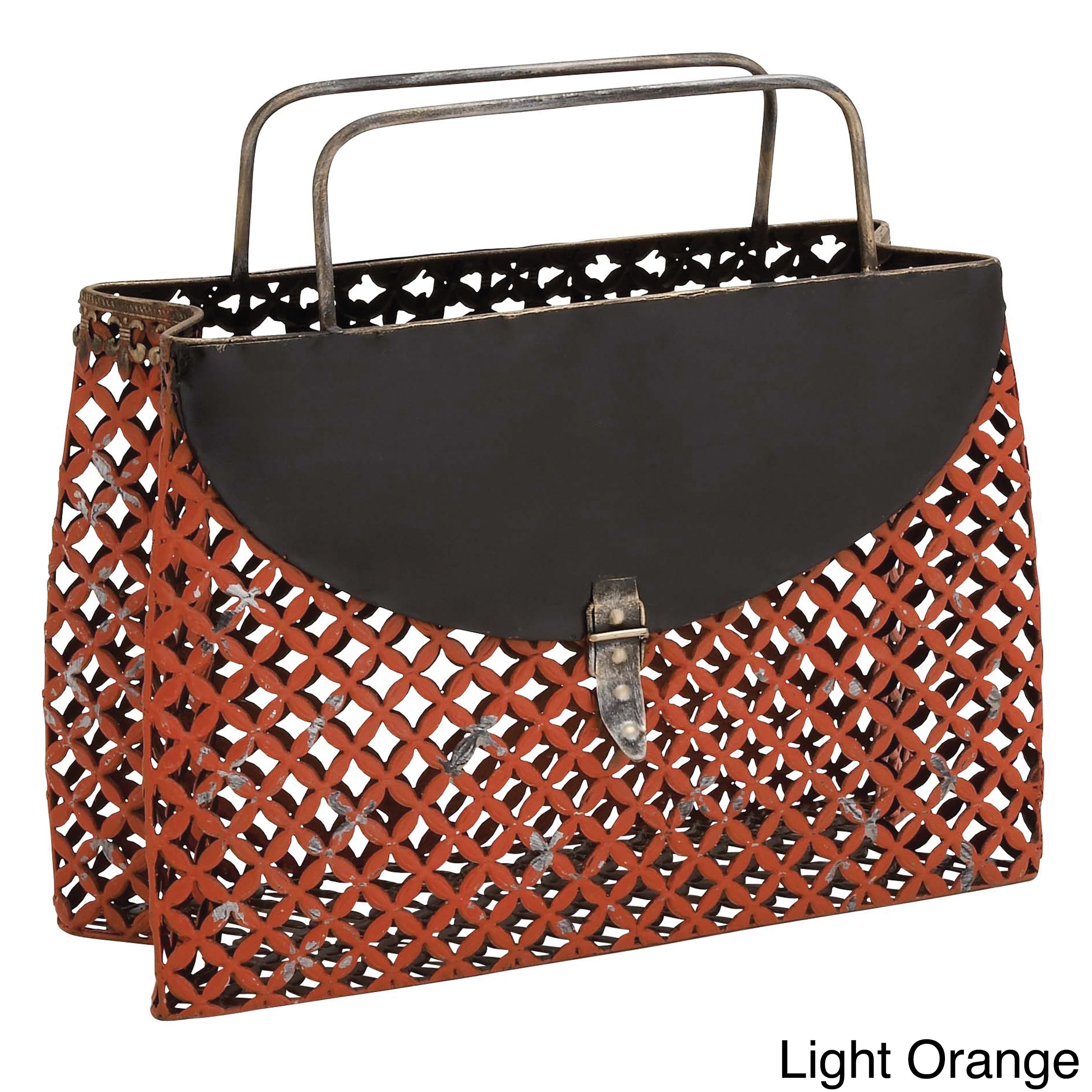 Casa Cortes Purse Style Metal Magazine Holder