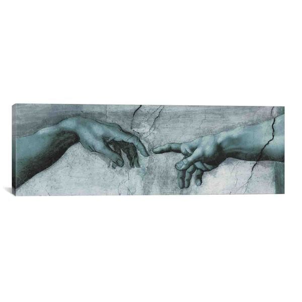 iCanvasART Michelangelo di Lodovico Buonarroti Simoni The Creation of