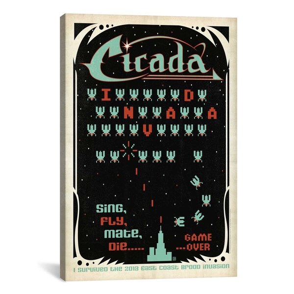 iCanvas ART Anderson Design Group Cl Cicadalnvada Canvas Print Wall Art