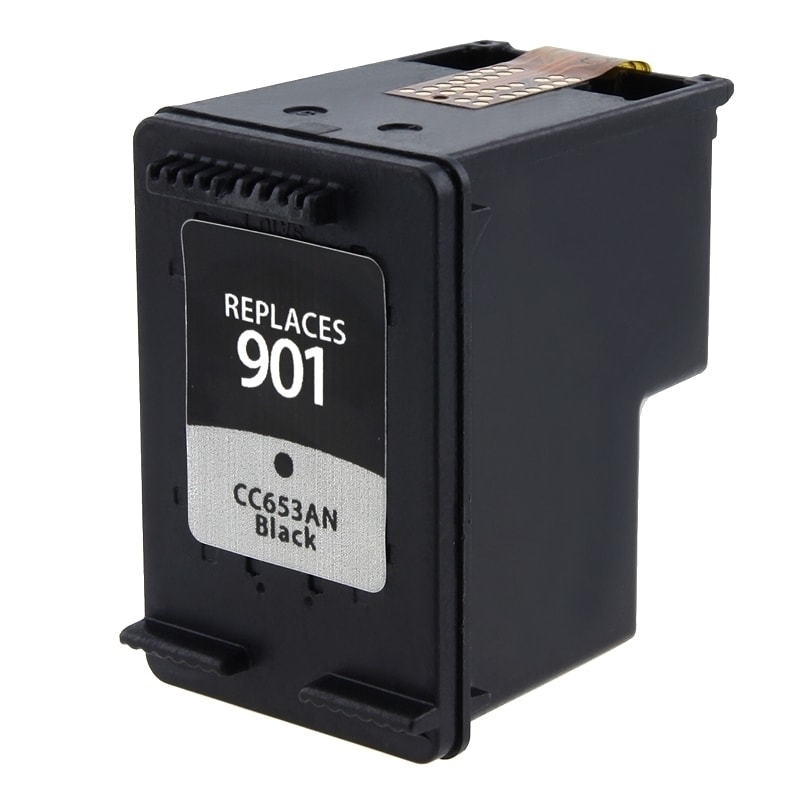 Basacc Remanufactured Inkjet Cc653an No.901 Black Ink Cartridge For Hp Officejet