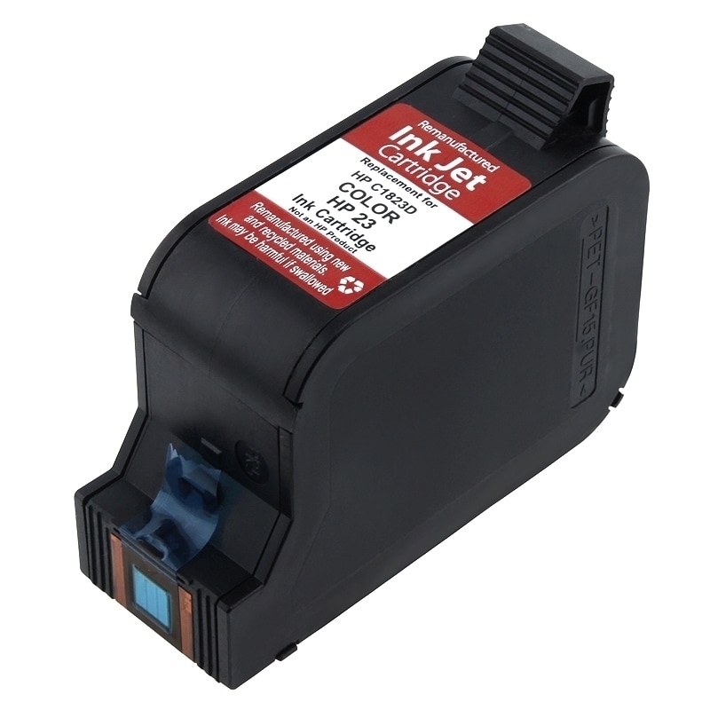 Basacc Remanufactured C1823 No.23 Color Ink Cartridge For Hp Officejet/ Psc