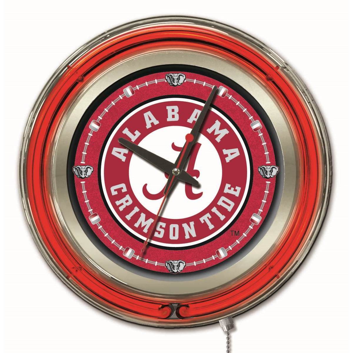 Holland Neon Sec Logo Clock