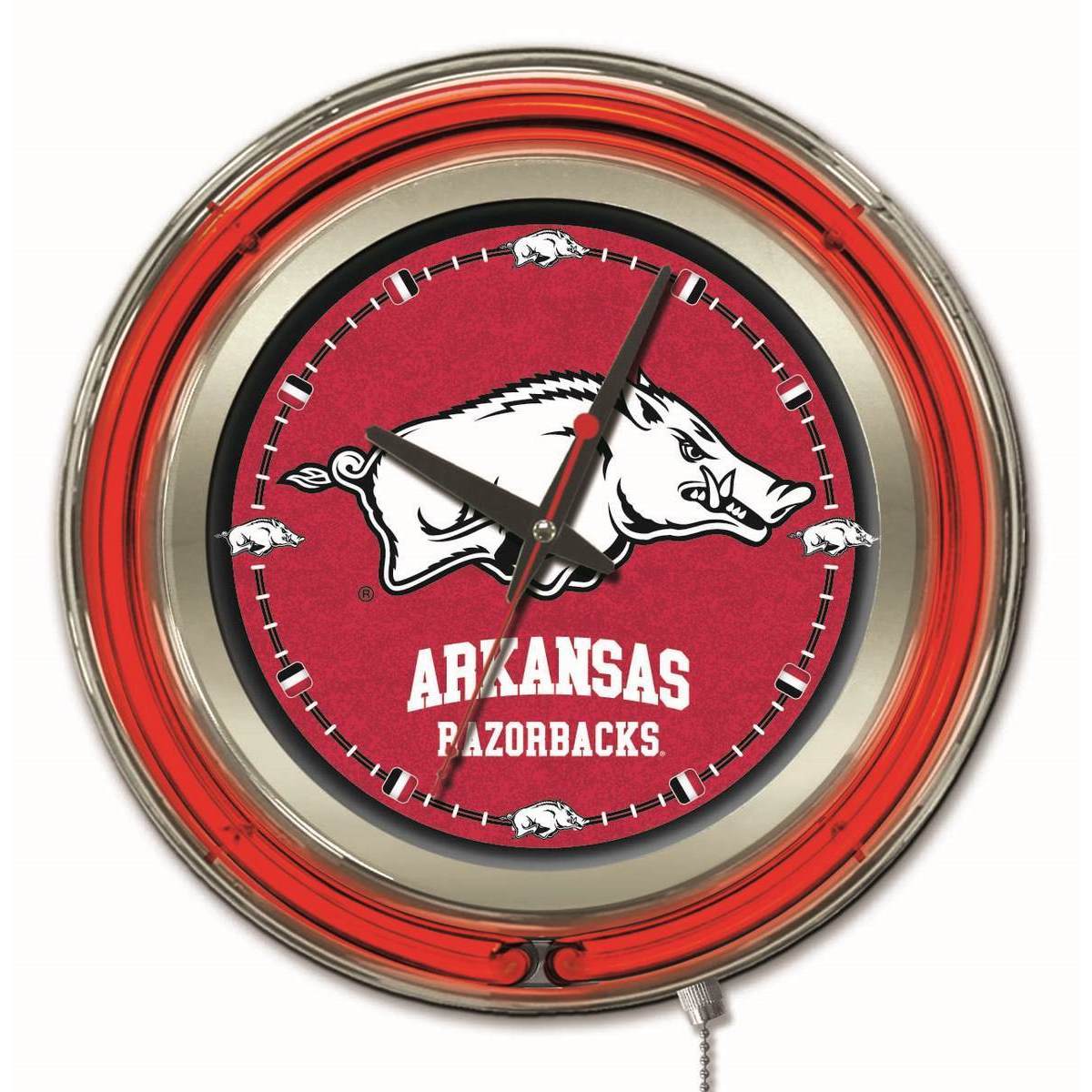 Holland Neon Sec Logo Clock