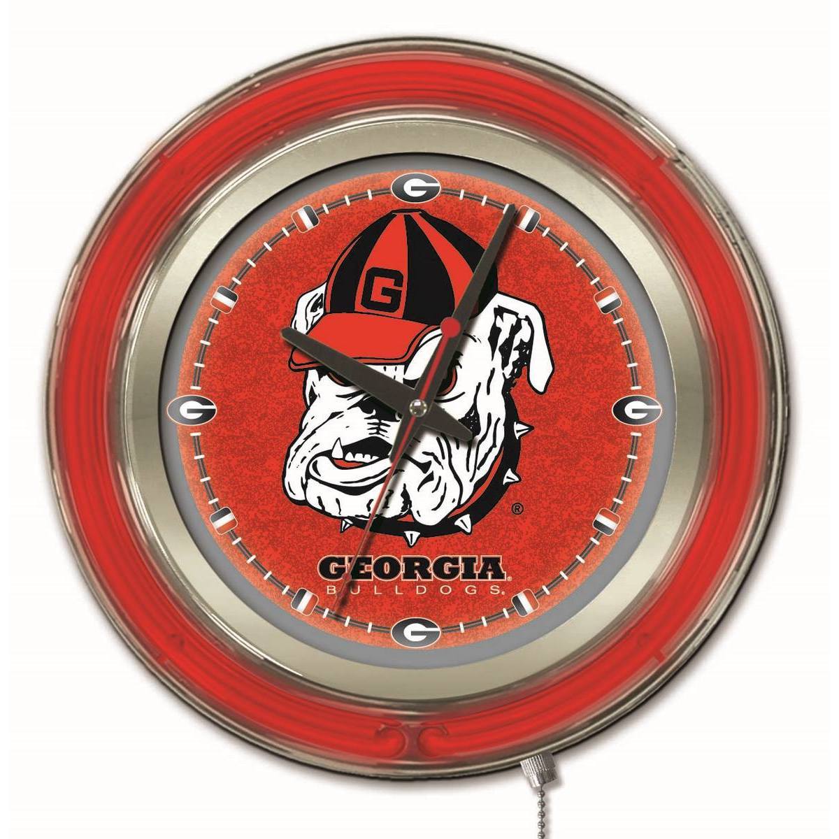 Holland Neon Sec Logo Clock