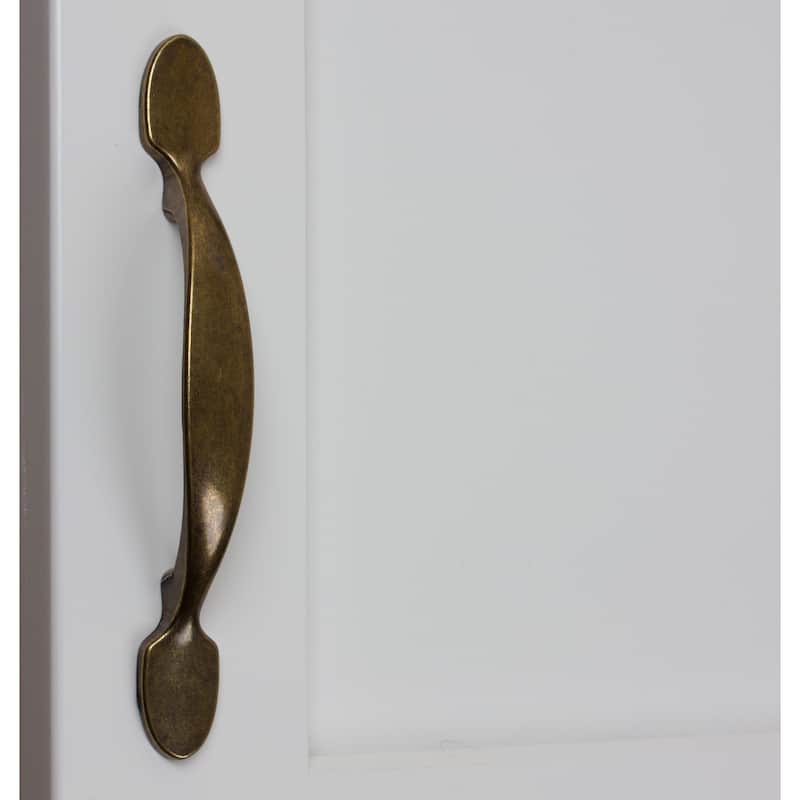 GlideRite 3-inch Antique Brass Classic Cabinet Pulls (Pack of 10)