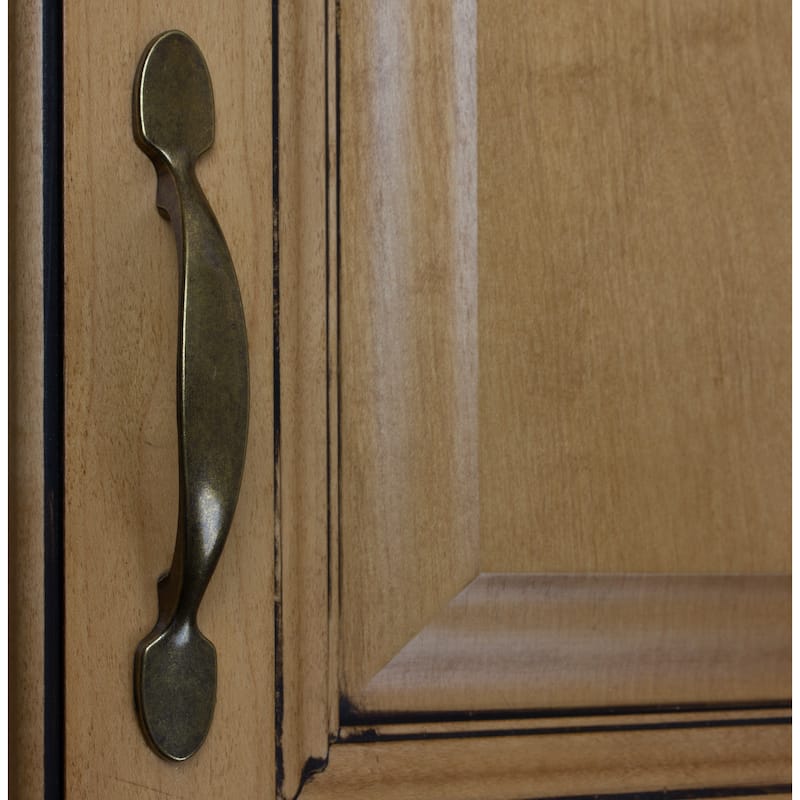 GlideRite 3-inch Antique Brass Classic Cabinet Pulls (Pack of 10)