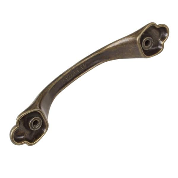 GlideRite 3 inch Antique Brass Classic Paw Cabinet Pulls (Pack of