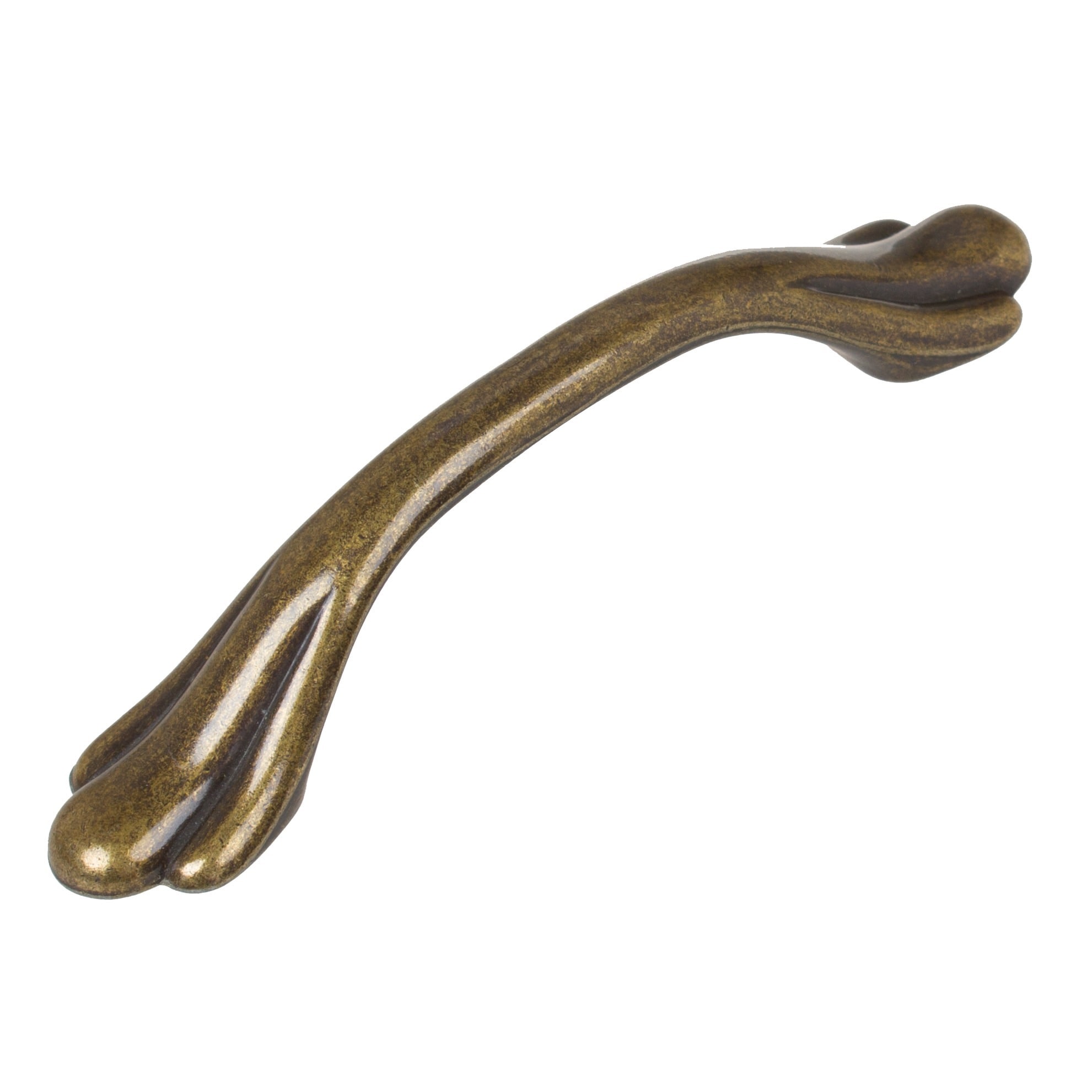 Gliderite 3 Inch Antique Brass Classic Paw Cabinet Pulls (pack Of 10)