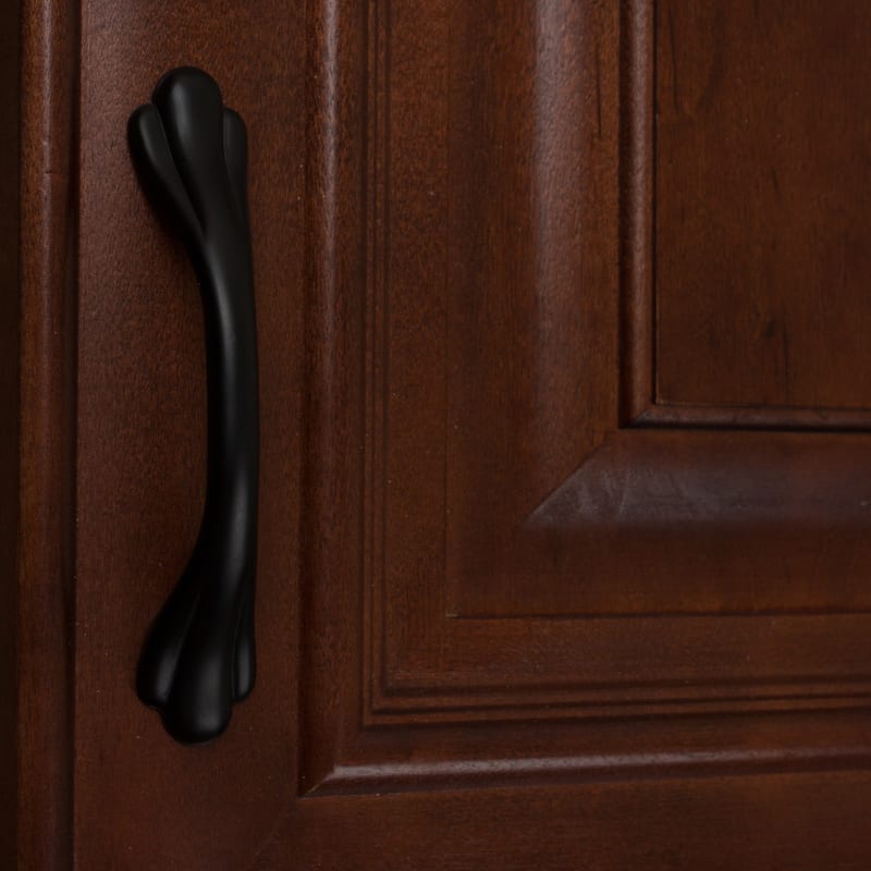 GlideRite 3 inch Matte Black Classic Paw Cabinet Pulls (Pack of 10)