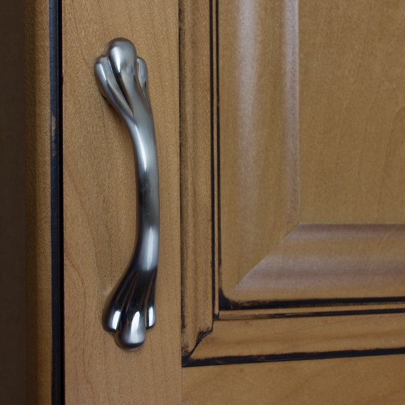 GlideRite 3 inch Satin Nickel Classic Paw Cabinet Pulls (Pack of 10)