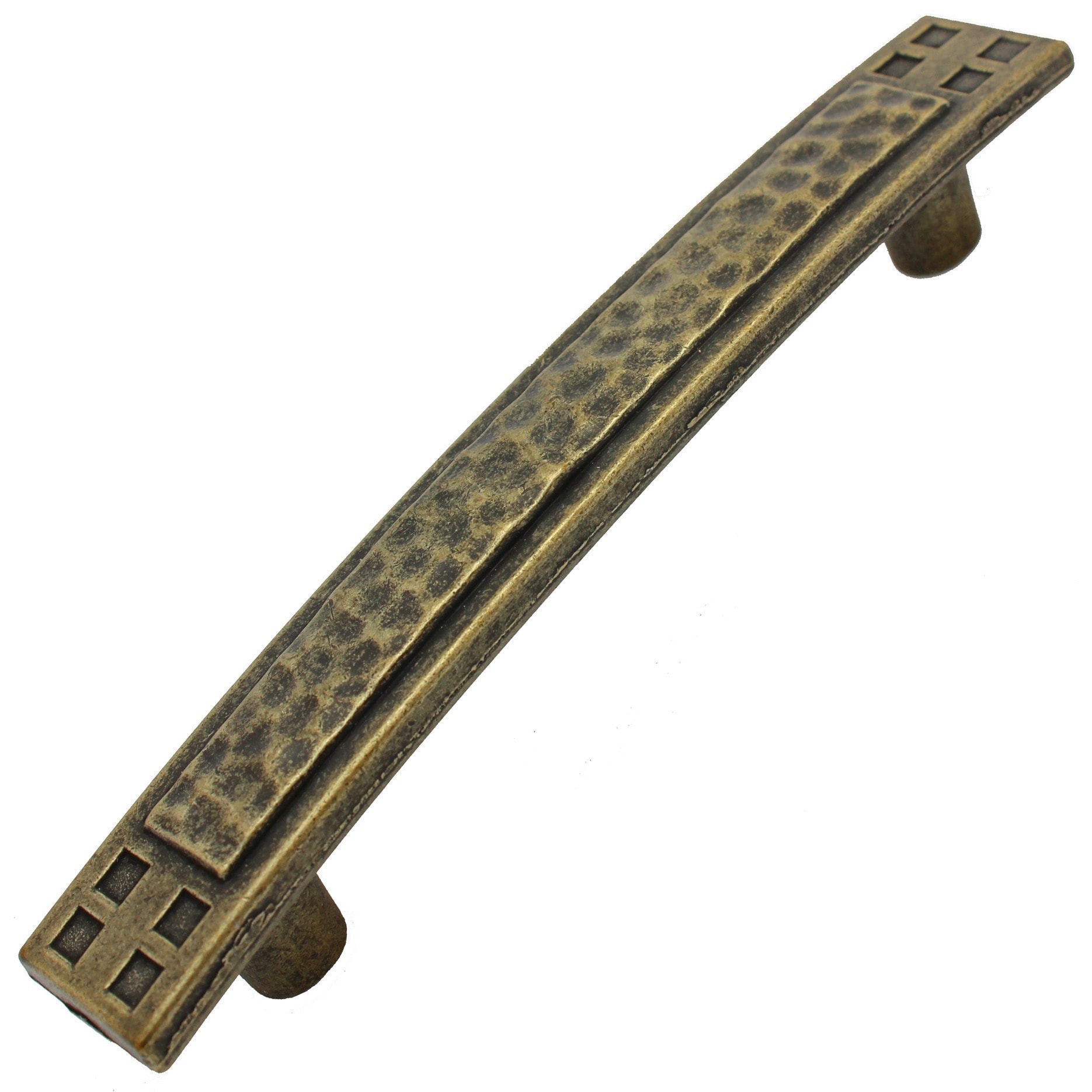 Gliderite 3.75 Inch Antique Brass Mission Cabinet Pulls (pack Of 10)